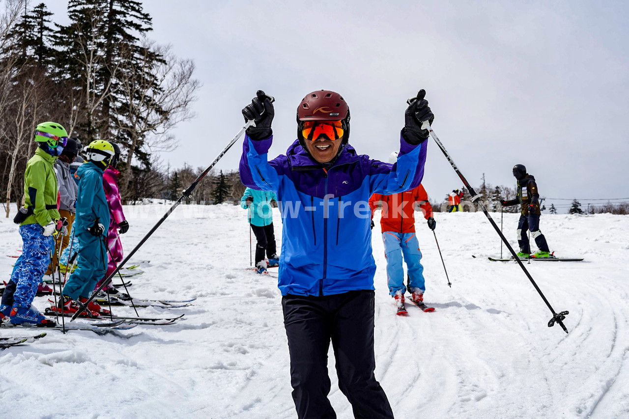 札幌国際スキー場 プロスキーヤー・吉田勝大 presents『M’s Ski Salon感謝祭』 総勢60名超、みんなで楽しく春スキーセッション(^O^)／